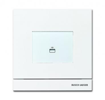 B+J Aussenstation mit Transponder-Modul, studioweiss matt, Tuerkommunikation, Busch-Welcome Zutrittskontrolle 83100/72-664