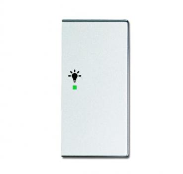 B+J Wippe, alusilber, Busch-free@home, Abdeckungen 6231-22-83