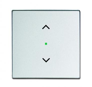 B+J Wippe, alusilber, Busch-free@home, Abdeckungen 6232-10-83