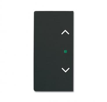 B+J Wippe, schwarz matt, Busch-free@home, Abdeckungen future linear 6232-20-885