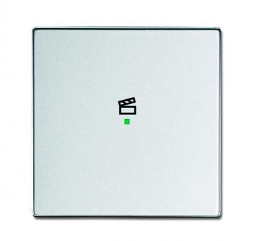 B+J Wippe, alusilber, Busch-free@home, Abdeckungen 6233-10-83