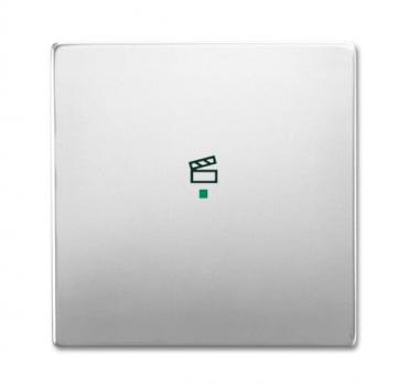 B+J Wippe, edelstahl, Busch-free@home, Abdeckungen pur Edelstahl 6233-10-866