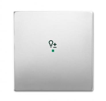 B+J Wippe, edelstahl, Busch-free@home, Abdeckungen pur Edelstahl 6234-10-866