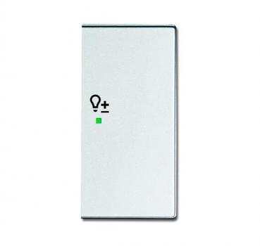 B+J Wippe, alusilber, Busch-free@home, Abdeckungen 6234-22-83