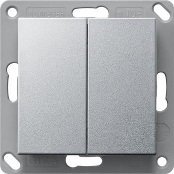 Gira Funk Wandsender EnOcean 2f System 55 Farbe Alu 242226
