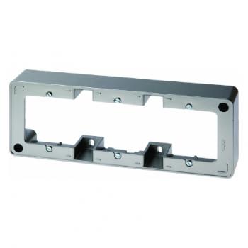 Berker Aufputz-Rahmen 3fach anthrazit samt Aufputz, Zubehoer 10316086