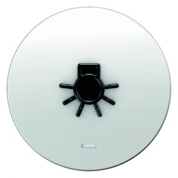 Berker Wippe mit klarer Linse und abtastbarem Symbol Licht polarweiss, glaenzend Berker R 16512049