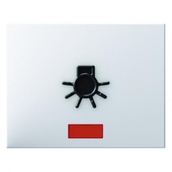 Berker K.1 Kontroll Wippe mit abtastbarem Symbol Licht polarweiss, glaenzend 16517109
