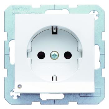 Berker Steckdose SCHUKO mit LED-Orientierungslicht polarweiss matt Berker S.1/B.3/B.7 41091909