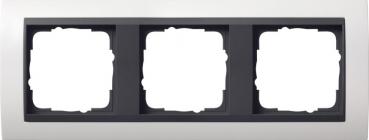 Gira Abdeckrahmen 3fach für Anthrazit Gira Event Reinweiß matt 021307