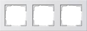 Gira E2 Abdeckrahmen 3fach Reinwei§ 021329