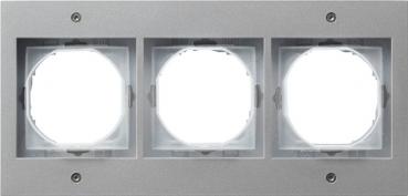 Gira Abdeckrahmen 3fach Gira TX_44 (WG UP) Farbe Alu 021365