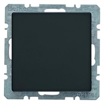 Berker Blindverschluss mit Zentralstueck anthrazit samt Berker Q.1/Q.3 6710096086
