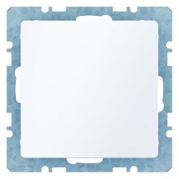 Berker Blindverschluss mit Zentralstueck polarweiss samt Berker Q.1/Q.3 6710096089