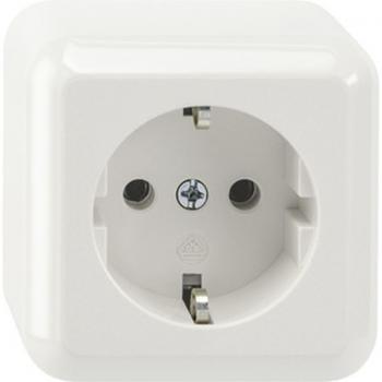 Merten AUFPUTZ Steckdose mit KS polarweiss MEG2300-8719