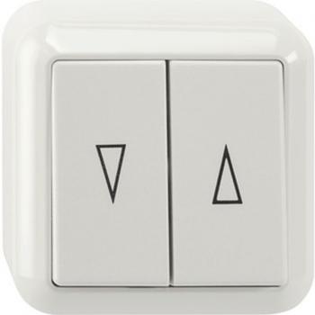 Merten AUFPUTZ Jalousietaster polarweiss MEG3755-8719