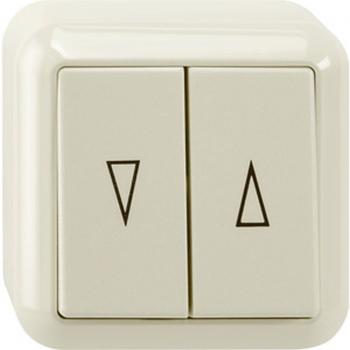 Merten AUFPUTZ Jalousietaster weiss MEG3755-8744