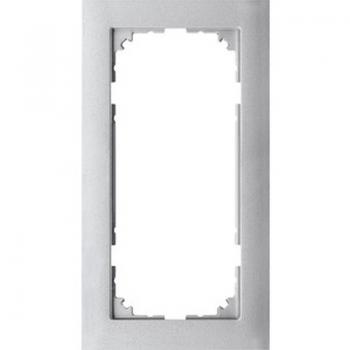 Merten M-Pure-Rahmen, 2fach ohne Mittelsteg, aluminium, M-Pure MEG4025-3660