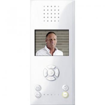 Merten Video-Freisprechstelle Color Komfort, aktivweiss glaenzend, System M MEG4611-0325