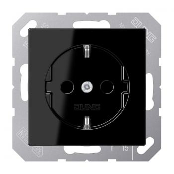 Jung A500 Steckdose Schwarz A1520SW