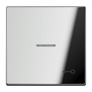 Jung LS990 Kontroll Wippe mit Symbol Tuer Glanzchrom GCR2990KO5T