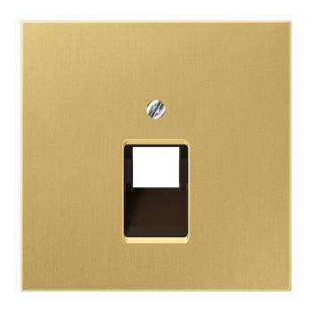 Jung LS990 UAE/ISDN 1 xRJ45 Abdeckung messing-Classic ME2969-1UAC