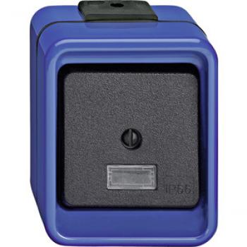 Merten Wippschalter, Kreuz, blau, SCHLAGFEST 370775