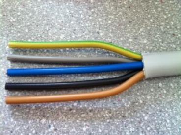 Innenkabel NYM-J 5x4 qmm 25 Meter Ring