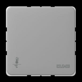 Jung KNX Objektregler mit integrierter Tasterschnittstelle 4fach, Duroplast, Serie CD, grau CD2178ORTSGR