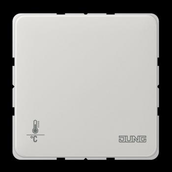 Jung KNX Objektregler mit integrierter Tasterschnittstelle 4fach, Duroplast, Serie CD, lichtgrau CD2178ORTSLG