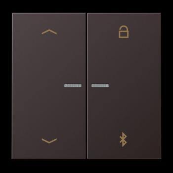 Jung LB-ManagementTimer Universal Bluetooth® "Pfeile", Aluminium lackiert, Serie LS, dark (lackiertes Aluminium) AL1751PBTD