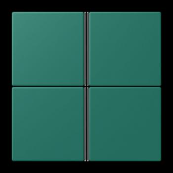 Jung Tastensatz 4fach, F40, Serie LS, vert anglais LC404TSA216
