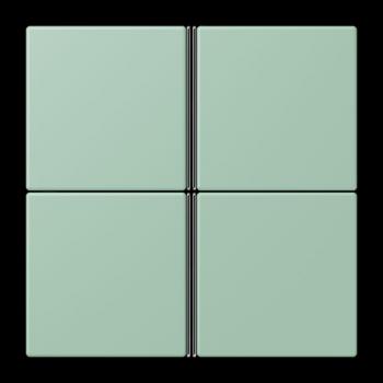 Jung Tastensatz 4fach, F40, Serie LS, vert anglais clair LC404TSA217