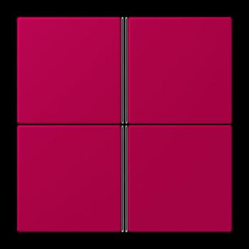 Jung Tastensatz 4fach, F40, Serie LS, rouge rubia LC404TSA230