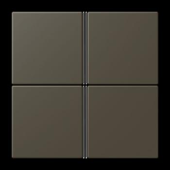 Jung Tastensatz 4fach, F40, Serie LS, ombre naturelle 31 LC404TSA241