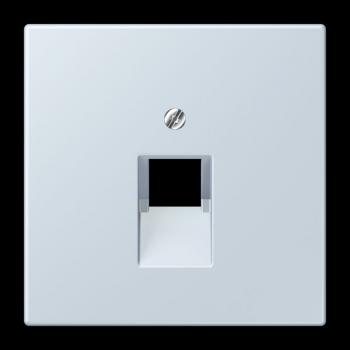 Jung Abdeckung für IAE/UAE-Anschlussdosen 1 x 8-polig, Thermoplast lackiert, Serie LS, outremer pale LC969-1UA209