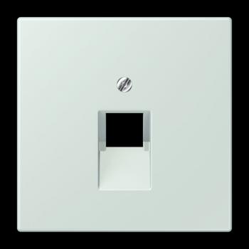 Jung Abdeckung für IAE/UAE-Anschlussdosen 1 x 8-polig, Thermoplast lackiert, Serie LS, céruléen pale LC969-1UA215