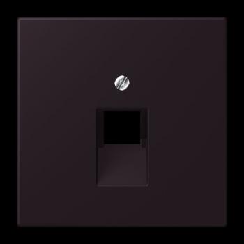 Jung Abdeckung für IAE/UAE-Anschlussdosen 1 x 8-polig, Thermoplast lackiert, Serie LS, noir d'ivoire LC969-1UA248