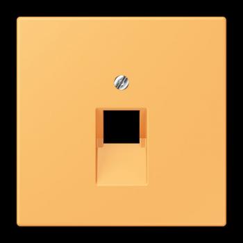 Jung Abdeckung für IAE/UAE-Anschlussdosen 1 x 8-polig, Thermoplast lackiert, Serie LS, ocre jaune clair LC969-1UA254