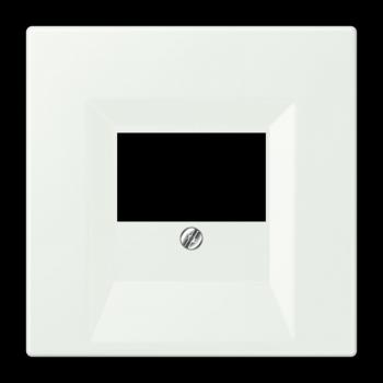 Jung Abdeckung für TAE-Anschlussdosen, Thermoplast lackiert, Serie LS, outremer gris LC969T210