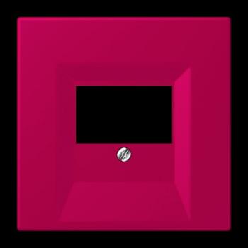 Jung Abdeckung für TAE-Anschlussdosen, Thermoplast lackiert, Serie LS, rouge rubia LC969T230