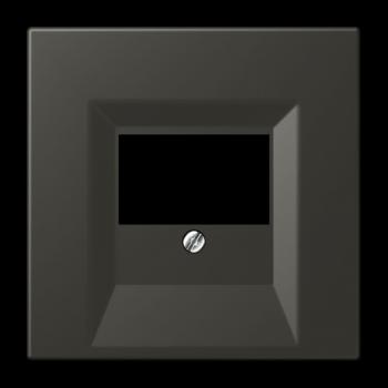 Jung Abdeckung für TAE-Anschlussdosen, Thermoplast lackiert, Serie LS, ombre naturelle 59 LC969T259