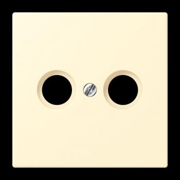 Jung Abdeckung für Antennendosen, Thermoplast lackiert, Serie LS, blanc LC990TV201