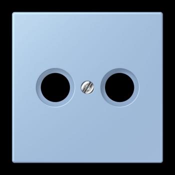 Jung Abdeckung für Antennendosen, Thermoplast lackiert, Serie LS, outremer moyen LC990TV207