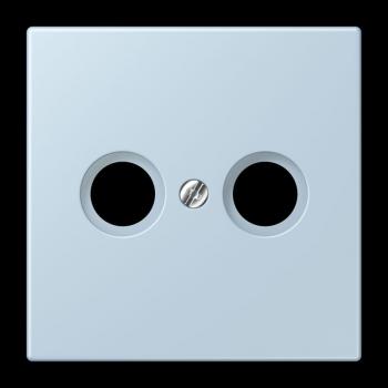 Jung Abdeckung für Antennendosen, Thermoplast lackiert, Serie LS, outremerclair LC990TV208