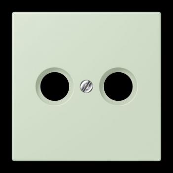 Jung Abdeckung für Antennendosen, Thermoplast lackiert, Serie LS, vert anglâis pale LC990TV218