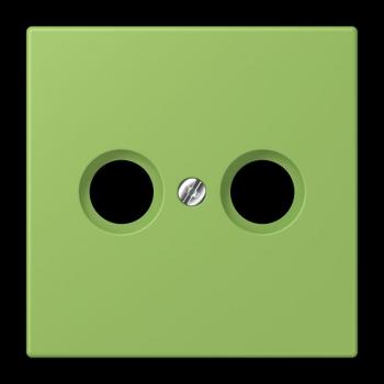 Jung Abdeckung für Antennendosen, Thermoplast lackiert, Serie LS, vert 31 LC990TV220