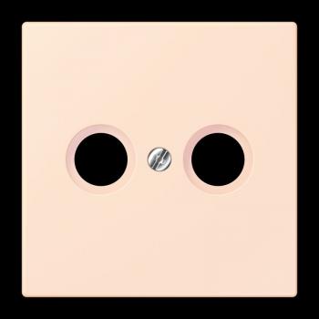 Jung Abdeckung für Antennendosen, Thermoplast lackiert, Serie LS, orange pâle LC990TV226