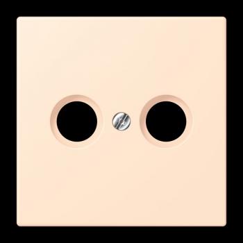 Jung Abdeckung für Antennendosen, Thermoplast lackiert, Serie LS, terre sienne pâle LC990TV238