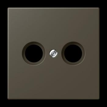 Jung Abdeckung für Antennendosen, Thermoplast lackiert, Serie LS, ombre naturelle 31 LC990TV241